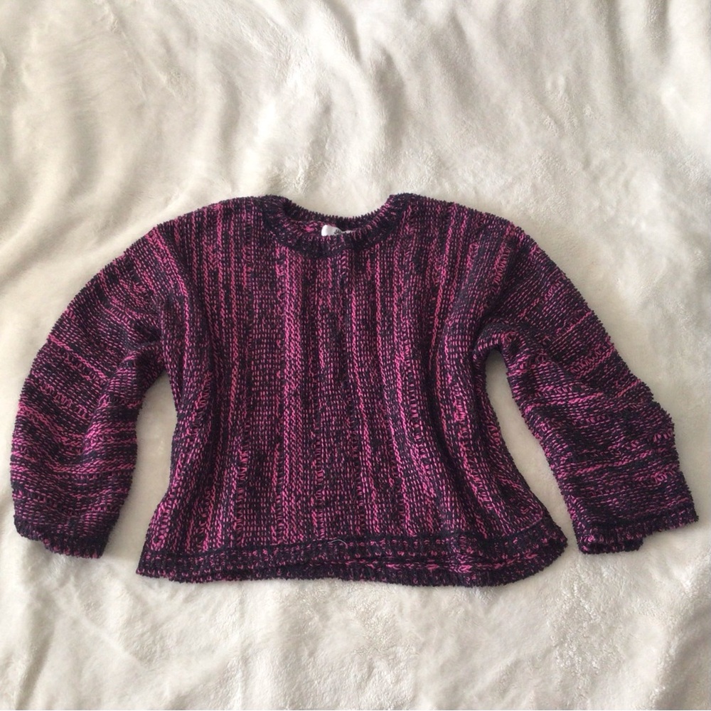 Jack by BB Dakota Women's Black and Pink Sweater